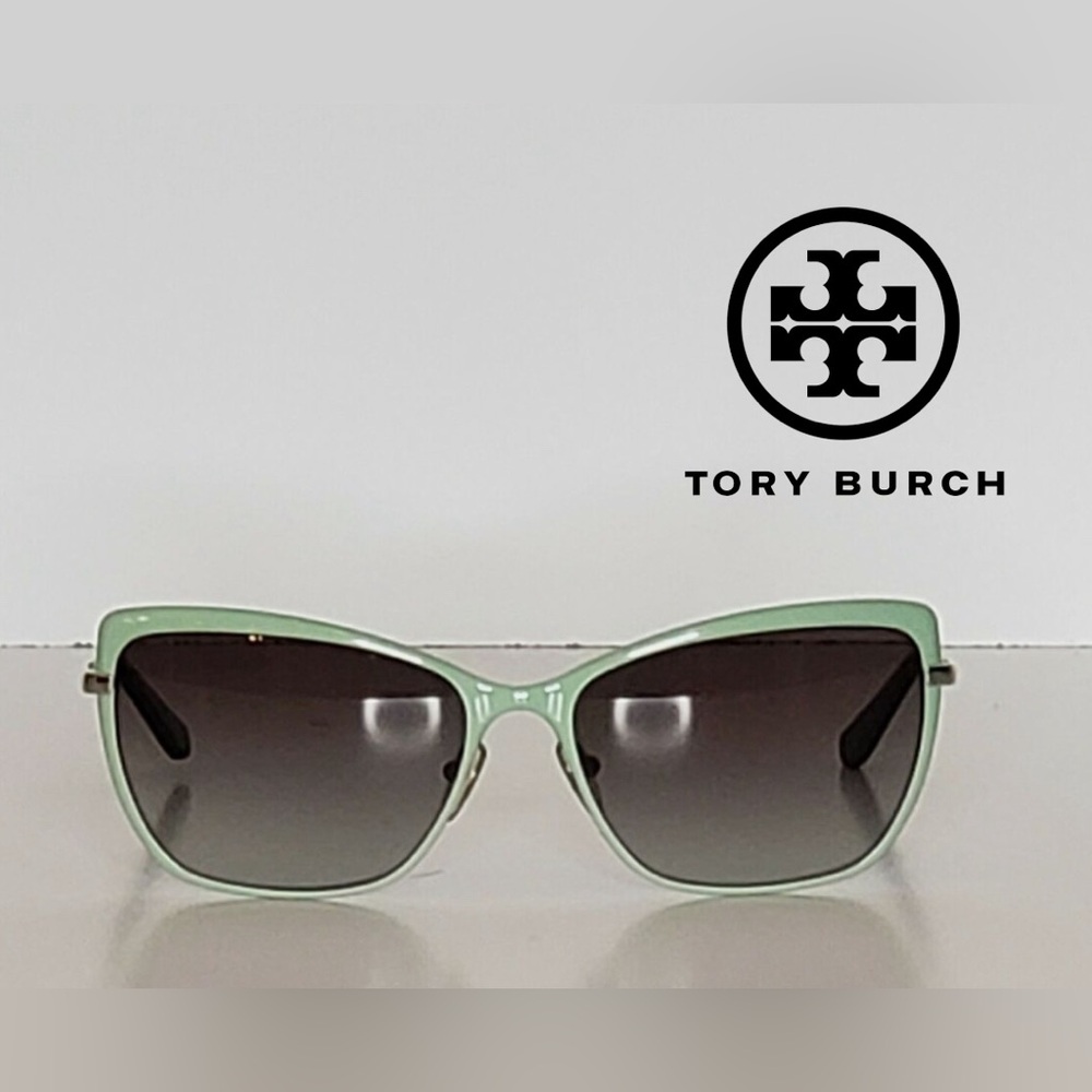 Tory Burch Mint Green Cat-Eye Sunglasses